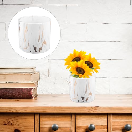 Pot de fleurs grand format céramique Uonlytech moderne pour succulentes
