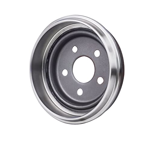 Image of Detroit Axle - Rear Brake Drums for Dodge Neon Aries Charger Shadow Daytona | Plymouth Horizon Neon Reliant Sundance Turismo Chrysler Lebaron Brake Drums Rear Replacement