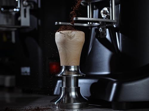 KNODOS Spring-Loaded 54mm Espresso Tamper for Breville Barista Express & Bambino – Self-Leveling, Calibrated Coffee Tamper with Maple Wood Handle 30LB - Image 5
