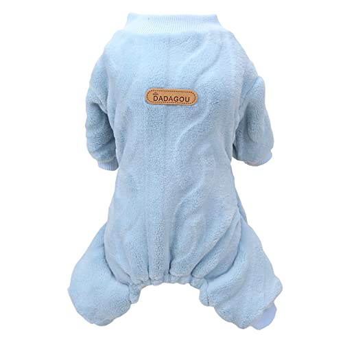 Izefia Chandail pour Chien Laine Hiver Sweat - Shirt à Quatre Pattes Pantalon de Nuit Chandail pour Chien Moyen Chat