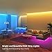 Lepro S1 AI LED Strip Lights for Bedroom - 10ft Smart Light Strips with IC and Rainbow Chasing Effects, Color Segment DIY, AI Generated Lighting LLM, AI Music Sync, Wi-Fi & Bluetooth RGB Lights