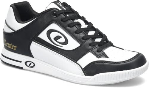 Dexter Men's Royal Bowling Shoes (for Right or Left Handed Bowlers- Universal Slide Soles on Both Shoes) - Black/White 13