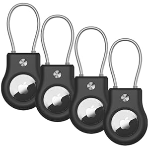 Fiuned AirTag Keychain Holder ̵...