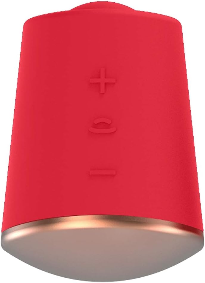 Shots - Elegance Rotating & Vibrating Clitoral Stimulator - Dazzling - Red