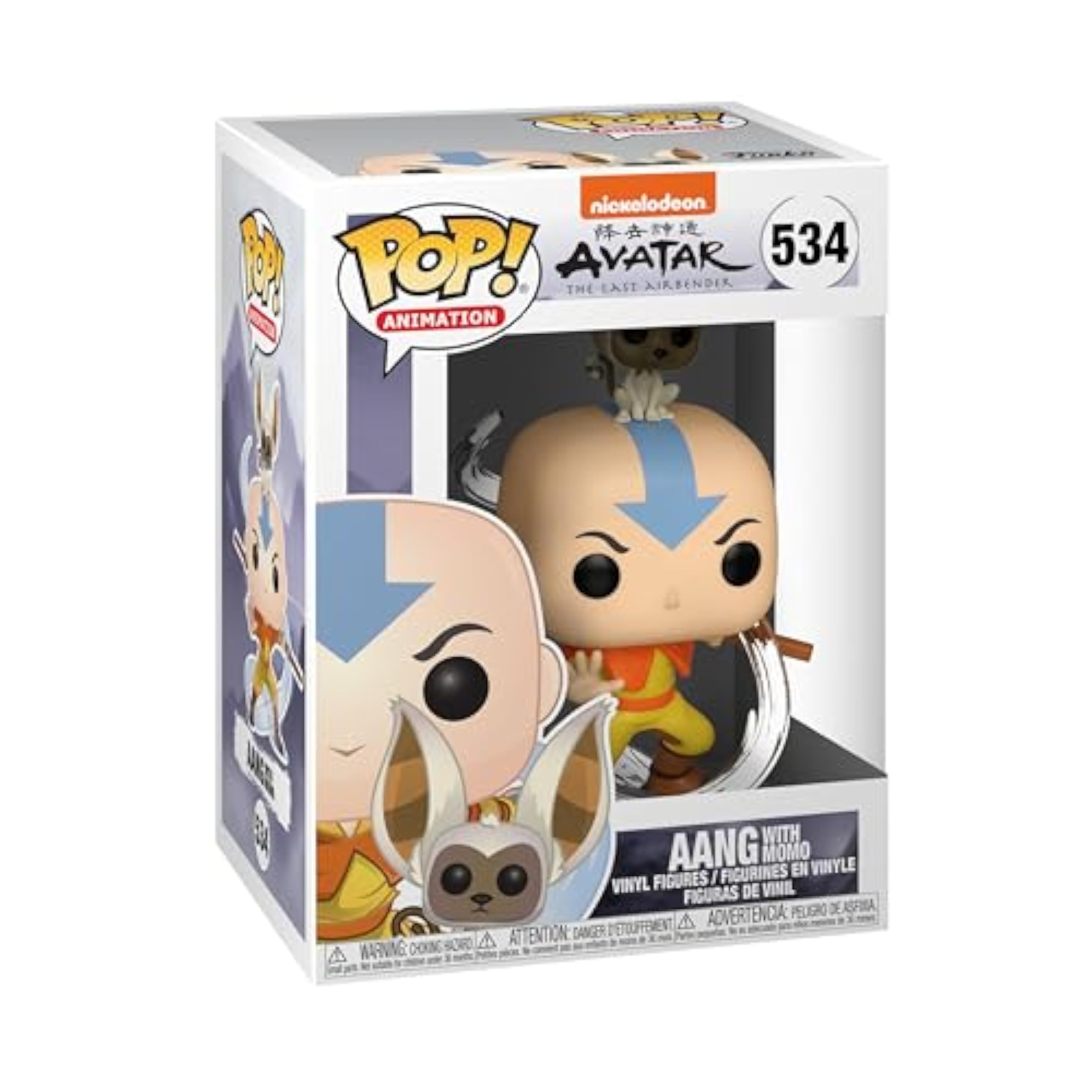 Funko Pop! & Buddy: Avatar - Aang with Momo - Avatar: The Last Airbender - la Leyenda de Aang - Figura de Vinilo Coleccionable - Idea de Regalo - Mercancia Oficial - Juguetes para Niños y Adultos