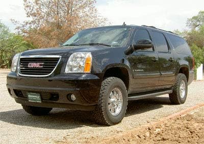 Black GMC Yukon with Truxxx Lift Kit Installed