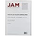 JAM PAPER Plastic Envelopes with Tuck Flap Closure - Letter Open End - 9 7/8 x 11 3/4 - Clear - 12/Pack