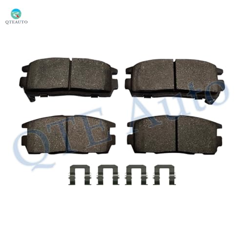Image of PM Auto Rear Brake Pads Compatible With 2007-2017 Chevrolet Equinox, Set of 4 Ceramic Brake Pads