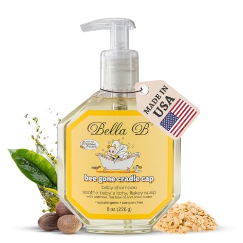 BELLA B Bee Gone Cradle Cap Baby Shampoo Treatment, 8 oz...