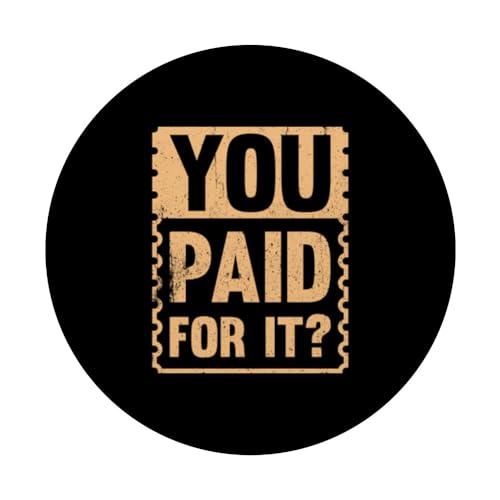 You Paid For It? Couponing PopSockets Swappable PopGrip, Black - Image 3
