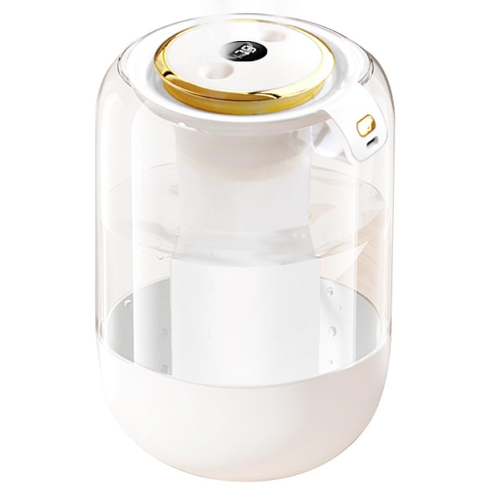 Hndhbfgrt Quiet Cool Mist Air Humidifier 2L for Home for Plants Car Humidificador Featuring 3 Mist Mode Settings& Night Light