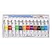 Boyistar Paint Palette Travel Kit, Mini Watercolor Paint Set, 2.36’’ Wooden Grid Paint Box for Painters Artists Students