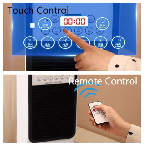 Ventilador móvil del calentador eficiente con control remoto y sistema de refrigeración integrado 4