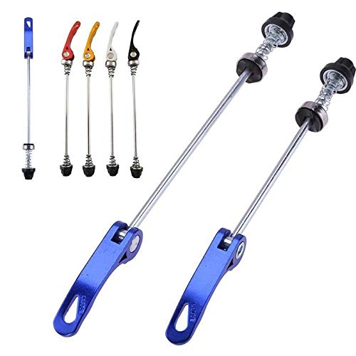 Paire De Broches à Dégagement Rapide – Aluminium, Pour Roue Avant 10 Cm Et Arrière 13,5 Cm, Légères 99 G