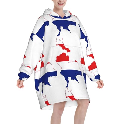 Couverture à capuche Thaïlande pour vos soirées cocooning - 2