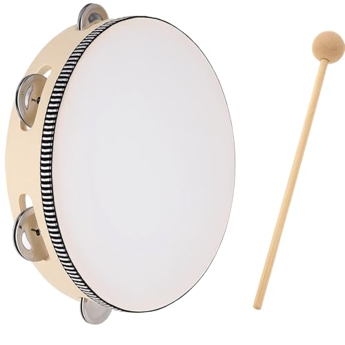 Trommel, Kindertrommel Und Tamburin Set, Holz Handtrommeln Mit...