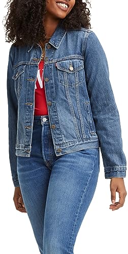 Levi's Original Trucker Chaqueta vaquera Mujer, Soft As Butter Dark, M