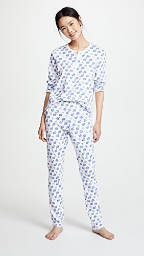 Roller Rabbit Moby Pajamas Blue Md (Women's 6-8) #TOP1