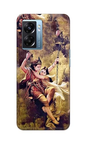Image of Printed Hard Back Cover for Oppo A57 5G Back Cover (Radha Krishna Love -J1) -190724(EA)