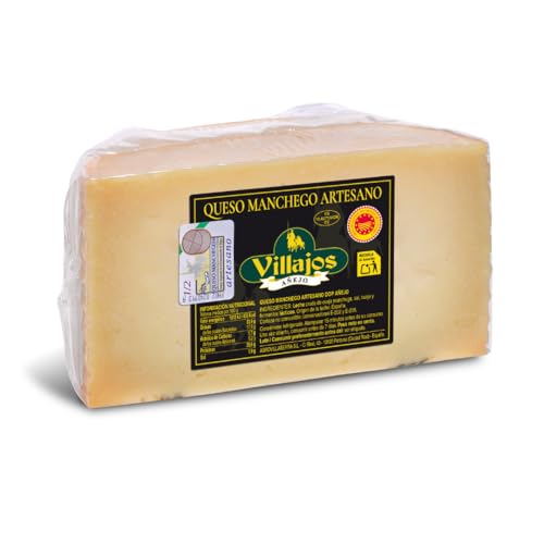 VILLAJOS | Queso Manchego Artesano DOP Añejo (Medio)