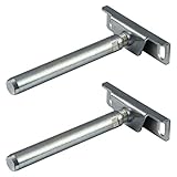 Der stabile Metall Fachbodenträger für die Wand-Montage ist mit einer Anschraubplatte - Regal-Halterung geeignet für eine Holz Tablardicke ≥24 mm