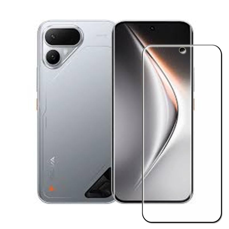 Front Screen Protector Compatible For Tecno Pova Curve 2 Full Screen Coverage With Easy Installation Kit For Cellphone.