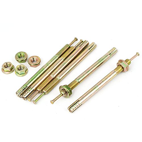 Aexit Core High-Strength Anchors Bolts Strike Hammer Nails Gecko Expansion Screws Expansion Anchors M8x100mm 6pcs