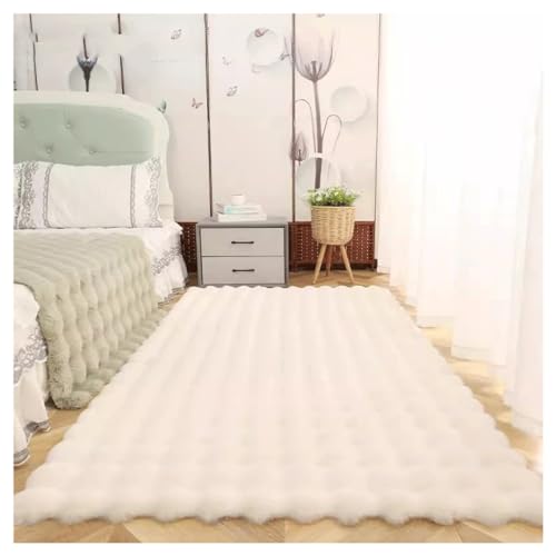 Moquette longhair fluffy soft beige de 50cm pour décoration de chambre - 2