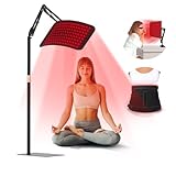 Red Light Therapy, 3 in 1 Infrared Light Therapy with Stand, Deep 660nm and 850nm Red Light Therapy for Face and Body, Red Light Therapy Panel for Face, Muscles Pain, Skin, Back, Leg, Waist, Joints