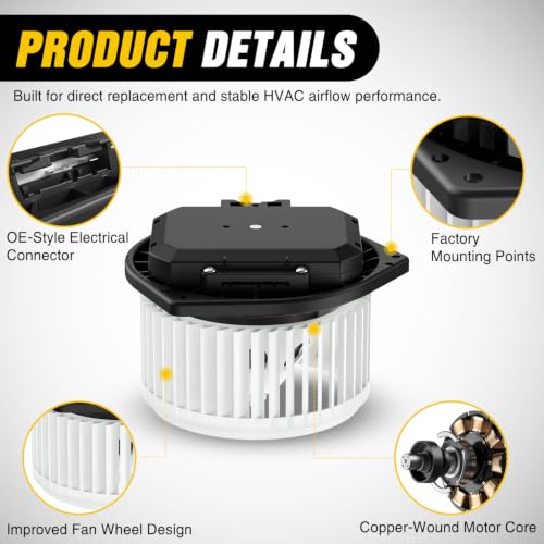 Image of Nilight HVAC Heater Blower Motor for Nissan Altima Murano 2007-2023