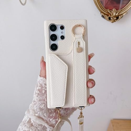 Coque Samsung S24 avec porte-cartes et cordon idéale pour voyager l'esprit libre