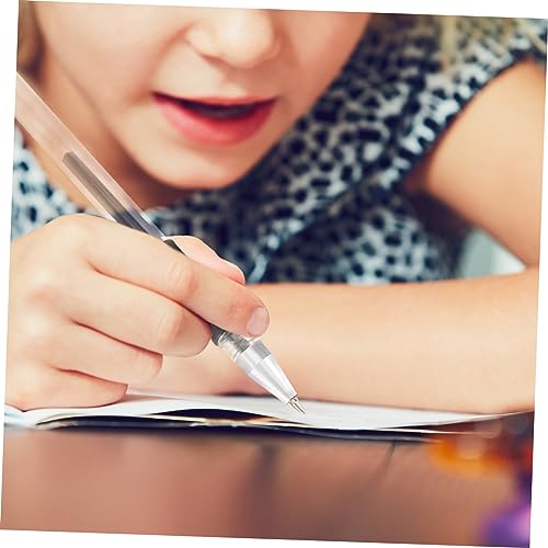 12 bolígrafos de gel negro para escritura suave miniatura 4