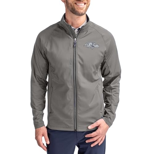 Cutter & Buck Men's NFL Adapt Eco Hybrid Recycled Full-Zip Jacket