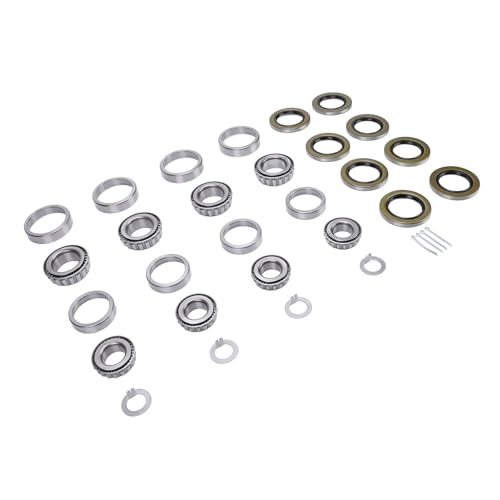 Boat Trailer Axles Bearing Kits 25580 14125A 5200 to 7000 Lb Tandem Axles 4 Sets
