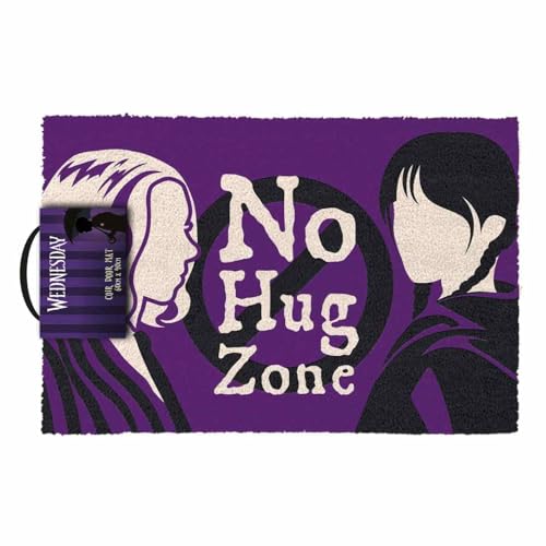 Pyramid International Wednesday Paillasson No Hug Zone 40 x 60 cm