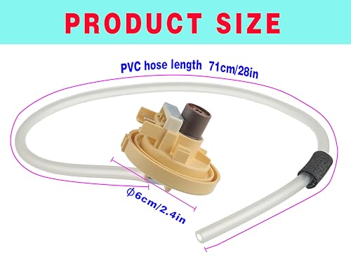 BOSHCHEN 6501EA1001R For LG Washer Water Level Pressure Switch Compatible 6501EA1001C AP5204365 EBR78940615 AP5204365 EBF62754506 2651052