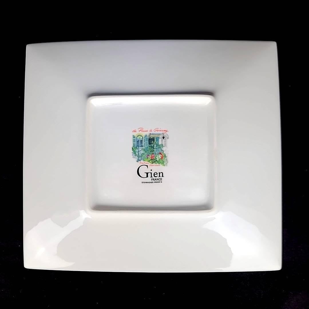 新品】Gien ジアン パリからジヴェルニーへ モネの庭 長方形絵皿 パリ