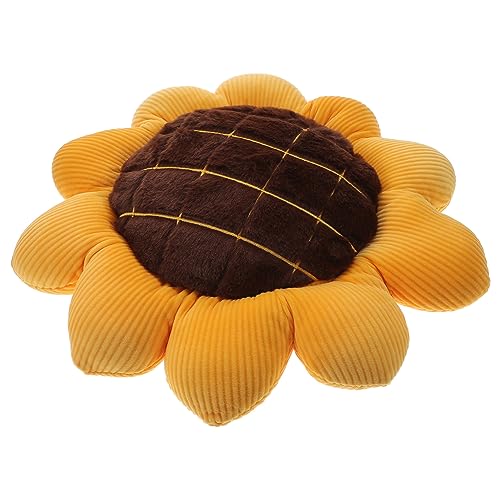 KICHOUSE Sunflower Cushion Sunflowers Pillow Seat Pad for Living Room Bedroom Playroom Comfortable Fabric Soft Filling and Versatile Decor