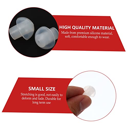 SUPVOX 10Pcs Tampões De Ouvido Tampões De Ouvido De Silicone Cancelamento De Ruído Tampões De Orelha