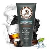 Bossman Cooling & Caffeinated After Shave Balm for Men – Soothes & Protects with Menthol, Caffeine & Tea Tree – Stagecoach Scent