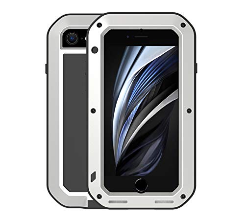 Évitez l'écran brisé : coque rigide iPhone 8 et SE en métal anti-chute