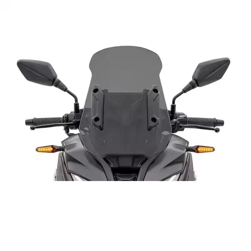 Pare-brise de moto pour SR150S avec extension de hauteur anti-turbulence