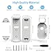 Huafly Outlet Wall Mount for Blink Video Doorbell (2nd Gen), with Outlet Wall Mount for Sync Module Core, Adjustable 0-45-Degree Blink Doorbell Camera Mount for Outdoor&Indoor