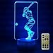 FlyonSea Baseball lamp,Bedside Lamp 7 Colors Change + Remote Control with Timer Kids Night Light Optical Illusion Lamps for Kids Lamp As Gift Ideas for Boys or Kids