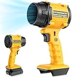 Cordless Leaf Blower Compatible with for DeWalt 20V Battery, Mini Handheld Blower with 125MPH 430CFM Power, Lightweight Air Blower for Garage, Lawn & Home Use (Battery Not Included)