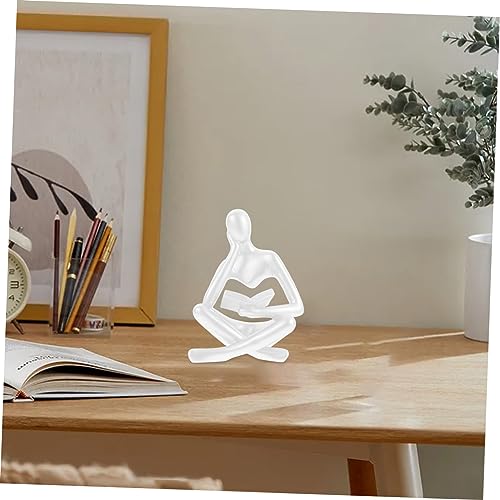 Sculpture de penseur pour sublimer une bibliothèque vide ou monotone - 6