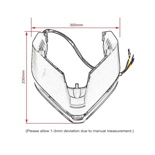 Luz trasera LED Ducati Panigale V2 V4 intermitente 2018-2023 4