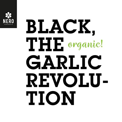 NERO FERMENTO NB Organischer schwarzer Knoblauch 50 gr (2 Zwiebeln), Made in Italy, ohne Konservierungsstoffe, ideal roh auf Salaten oder kalten Nudeln