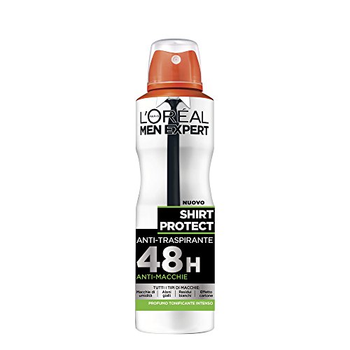 L'Oréal Paris Men Expert Carbon Protect Déodorant à bille anti-transpirant, pour homme Shirt Protect