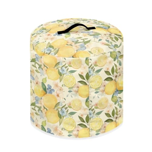 Image of Retro Lemon Air Fryer Cover Kitchen Appliance Dust Cover